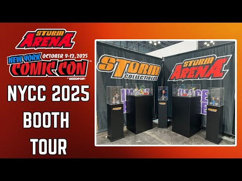 Видео: Коллекционные предметы Storm и тур по стенду Storm Arena на выставке NYCC 2025! Street Fighter Al...