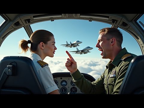 Видео: Коммерческий пилот спас 236 пассажиров — и тогда пилоты F-22 раскрыли её прошлое Top Gun 💥✈️