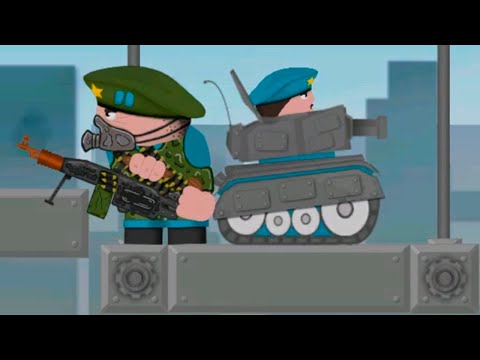 Видео: Сопроводить танк COLONEL 2 - Clone Armies 2D Games! Танк 2д