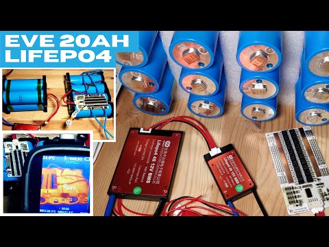 Видео: Збірка Lifepo4 акумуляторів 12V. Тестування бюджетних BMS. EVE C40 IFR40135