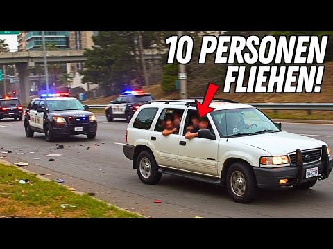Видео: НЕВЕРОЯТНЫЕ погони полиции на ПИКАПАХ и ВНЕДОРОЖНИКАХ! – Всё снято на камеру! #2