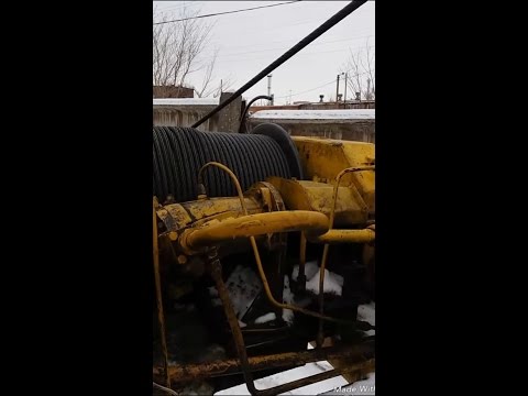 Видео: Дергается лебедка барабана☝️☝️☝️