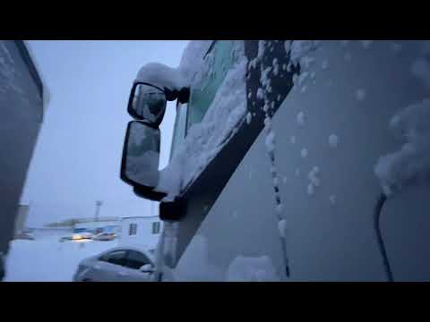 Видео: Первый рейс . Снова метель на трассе м7 . Трассу м5 засыпало снегом .