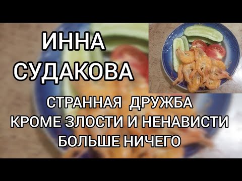 Видео: Поговорим ⁉️Инна Судакова / Inna Sudakova Странная дружба⁉️ Кроме ненависти и злости больше ничего‼️