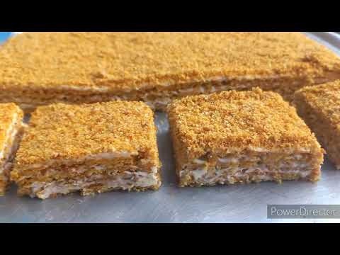 Видео: 🐝🍯Մեղրով Տորթ  2 ձվով ,առանց գրտնակելու / Вкусный #медовик из 2 яиц и без раскатки /#cakewithhoney