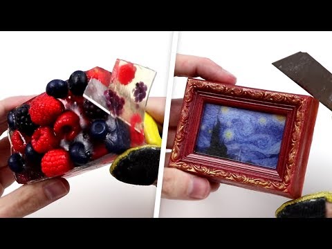 Видео: Удовлетворительная резка мыла! Резка реалистичного мыла! расслабляющий ASMR! # 2