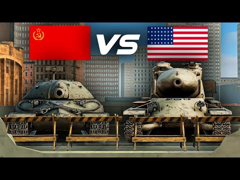 Видео: СССР против США в Tanks Blitz