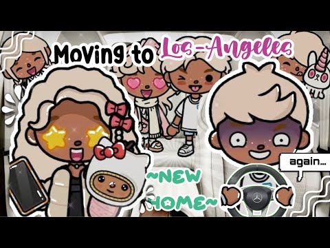 Видео: ЕДЕМ В НОВЫЙ ДОМ!🫶🏽// переезд⭐️// лос-анджелес!)💅🏻// новая машина?!🥂// Toca Boca💋// toca twix🍫