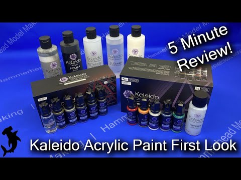 Видео: Акриловая краска Kaleido от Gaahleri ​​| 5-минутный обзор