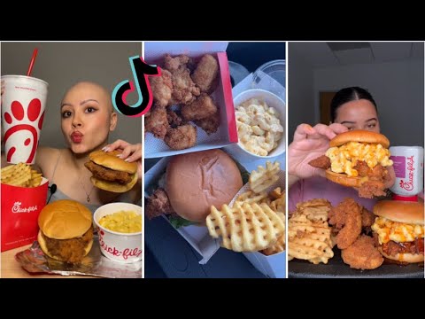 Видео: Chick Fil A Mukbang PT2 - подборка в Tik Tok.