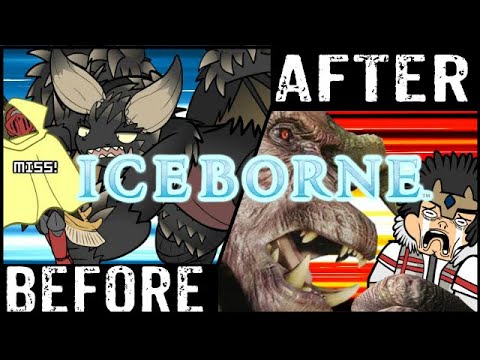 Видео: Кадры MHWorld: до и после Iceborne (опыт Monster Hunter World Iceborne)