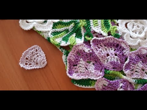 Видео: Цветок крючком . КОЛОКОЛЬЧИК КРЮЧКОМ.КОФТОЧКА КРЮЧКОМ.ИРЛАНДСКОЕ КРУЖЕВО.Мотив крючком.Топ крючком.