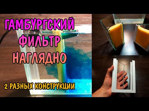 Видео: ГАМБУРГСКИЙ ФИЛЬТР НАГЛЯДНО. 2 КОНСТРУКЦИИ
