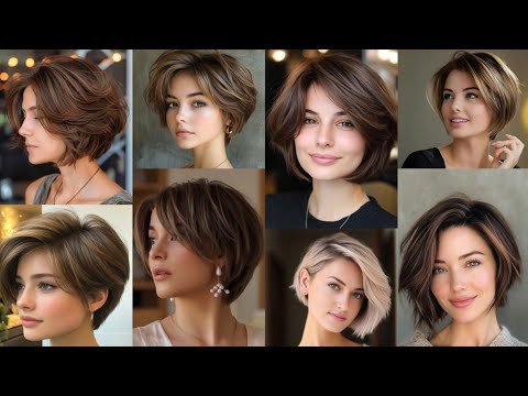 Видео: Самые красивые и шикарные идеи коротких стрижек и причесок / трендовые короткие стрижки 2025 года