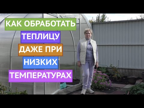 Видео: ЕЩЕ НЕ ПОЗДНО! ЧЕМ ОБРАБОТАТЬ ТЕПЛИЦУ ПРИ НИЗКИХ ТЕМПЕРАТУРАХ!