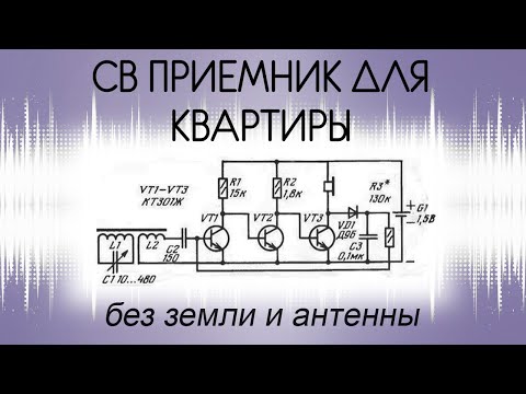 Видео: Рефлексный приемник на СВ диапазон