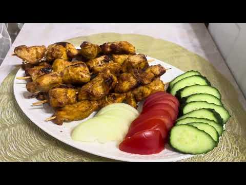 Видео: Шашлык за 5 минут. Шашлык сочный и вкусный. Шашлык с курицей.