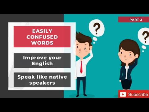 Видео: Учите английский: некоторые слова, которые легко перепутать. Часть 2