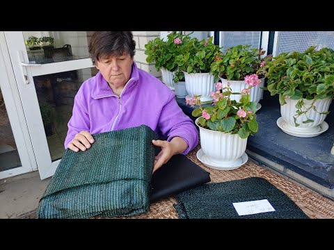 Видео: Затіняюча сітка  та чорне агроволокно ( огляд товарів від магазину АГРОС ).