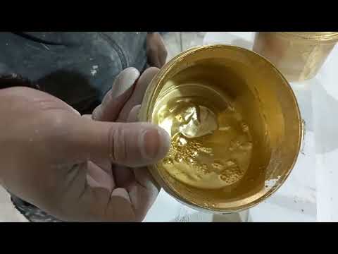 Видео: Патина золото изготовление