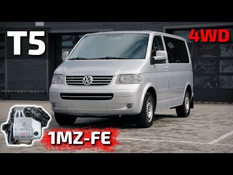 Видео: Volkswagen T5 4х4 готов! V6 3.0L с акпп5.