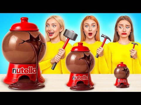 Видео: Большая, Средняя или Маленькая Тарелка Челлендж | Секретные Лайфхаки и Гаджеты от Multi DO Joy