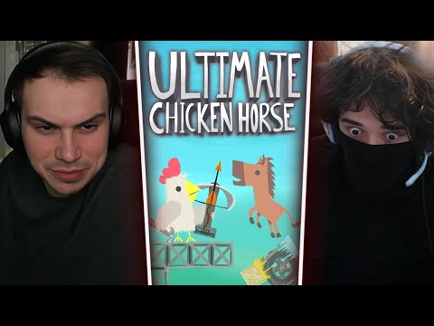 Видео: ГЛЕБ ИГРАЕТ В Ultimate Chicken Horse (Ростик, Лиза, Хелин) | Sasavot