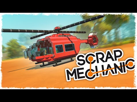 Видео: СТРОИМ ВЕРТОЛЕТ НА ПОРШНЯХ В SCRAP MECHANIC!!!