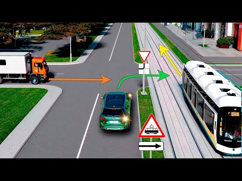 Видео: В какой очередности разъедутся между собой ТС?