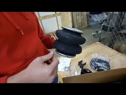 Видео: Начало установки пневмаподвестки на Газель от компании ARIDE.  Разбираем комплектацию Ч.1