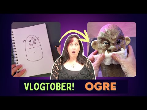 Видео: 31 монстр за 31 день. Создание огра. Vlogrtober, день 3.