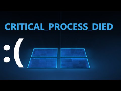 Видео: Как исправить ошибку CRITICAL PROCESS DIED в Windows 11/10