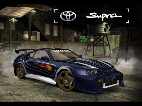 Видео: Как сделать Toyota Supra Вика в NFS Most Wanted