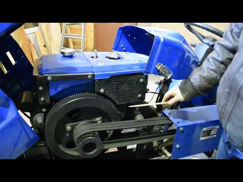 Видео: Система охлаждения на Руссич, Чувашпилер и др  минитракторах
