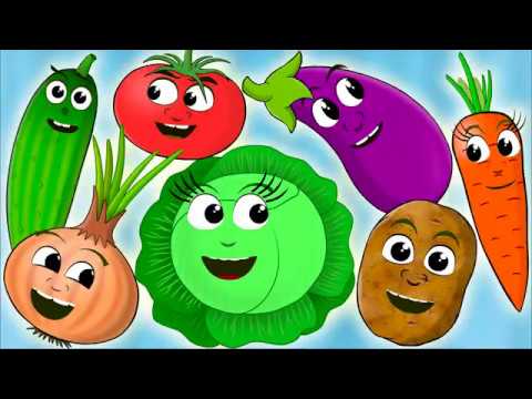 Видео: Учим овощи - Развивающий мультфильм - Овощи -  Детская песня - песенка про овощи.
