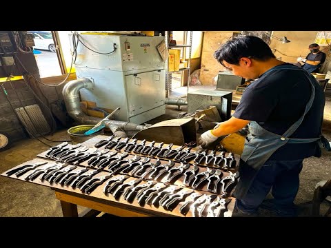 Видео: Процесс изготовления японских секаторов. Более 200 шагов для изготовления одной пары ножниц!
