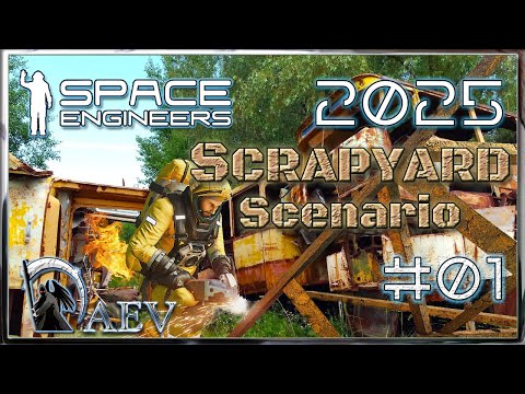 Видео: Space Engineers🪐 №01  Scrapyard 2025 🚧Сценарий Свалка!