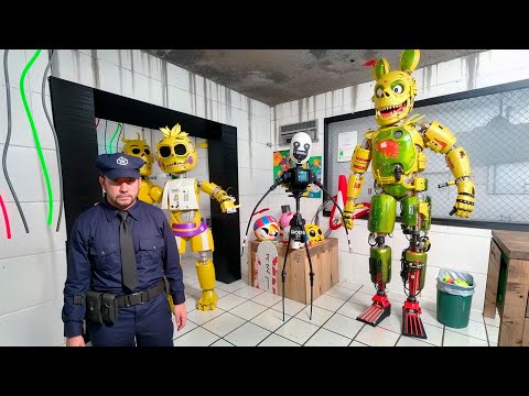 Видео: АНИМАТРОНИКИ ПУГАЮТ ОХРАННИКА FNAF 3 ► Garry's Mod