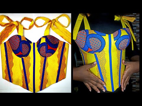 Видео: Как сшить корсетный топ с баской || Простой пошив корсетного топа для начинающих || Часть 2