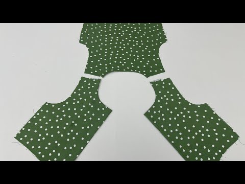 Видео: Раскрой и пошив очень красивого платья для детей 4 лет / Очень милое и красивое платье / Как сделать