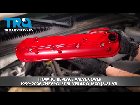 Видео: Как заменить клапанную крышку 1999-2006 Chevrolet Silverado 1500 (5.3L V8)