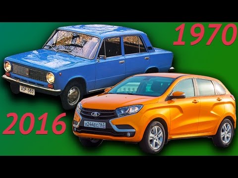 Видео: Эволюция всех автомобилей Lada. Как менялись автомобили "АвтоВаз".