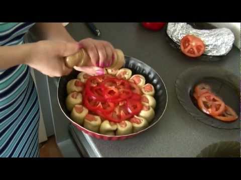 Видео: Видеорецепт. Пирог с рыбой в аэрогриле.