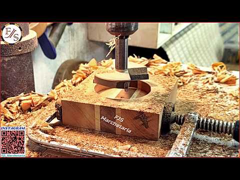 Видео: Я сделал это, используя небольшие кусочки дерева, оставшиеся от порезов.