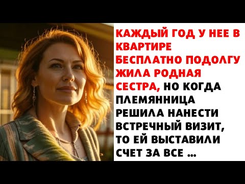 Видео: 😡 Наглые родственники жили на халяву, а когда приехали к ним погостить, то выставили счет ...