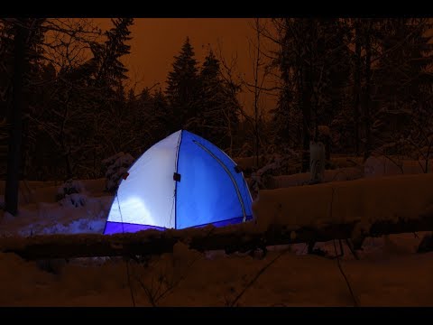 Видео: зимний поход с печкой и примусом Шмель )