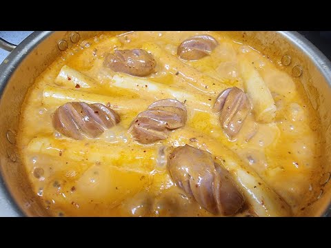 Видео: Теокппоки неострое. Рисовые палочки. Родже ттеокбокки #Корейскиерецепты #Корейская кухня