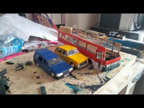 Видео: Делаю Икарус 256 из пластилина так же обзор других проектов из пластилина