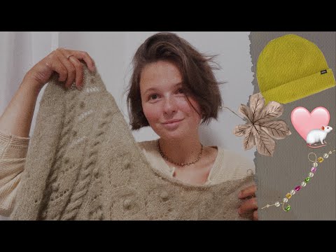 Видео: Спокойный вязальный влог. Связала шапку, начала свитер. 