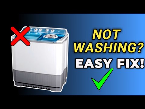 Видео: Стиральная машина с вертикальной загрузкой не вращает барабан? Посмотрите это, прежде чем вызыват...